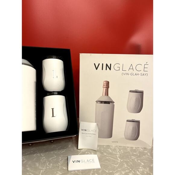 New VINGLACE Wine Bottle Chiller Gift Set - Picture 3 of 3